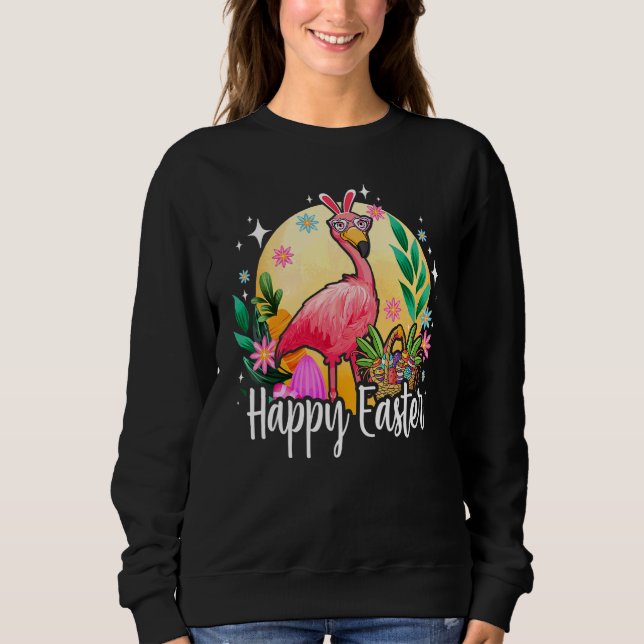 Sudadera Flamenco de Oreja de Conejo con Canasta de Huevo d (Anverso)