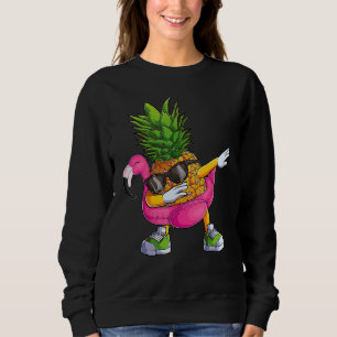 Sudadera Flamenco de piña Flamingo Tropical aloha Playa Ha