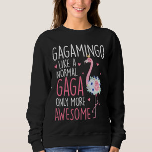 Sudadera Flamenco Gagamingo como una Gaga Floral Gran norma
