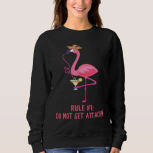 Sudadera Flamenco No se Apegue Rosa Descorazonadas Viudas