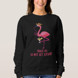 Sudadera Flamenco No se Apegue Rosa Descorazonadas Viudas