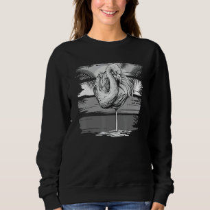 Sudadera Flamenco Retro Animal Para Hombres Mujeres Vintage