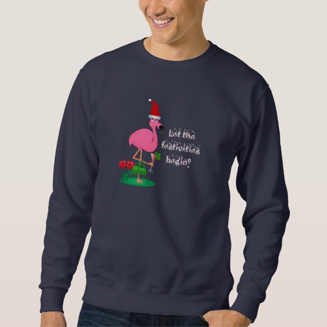 Sudadera Flamenco Sweashirt del navidad (Anverso)