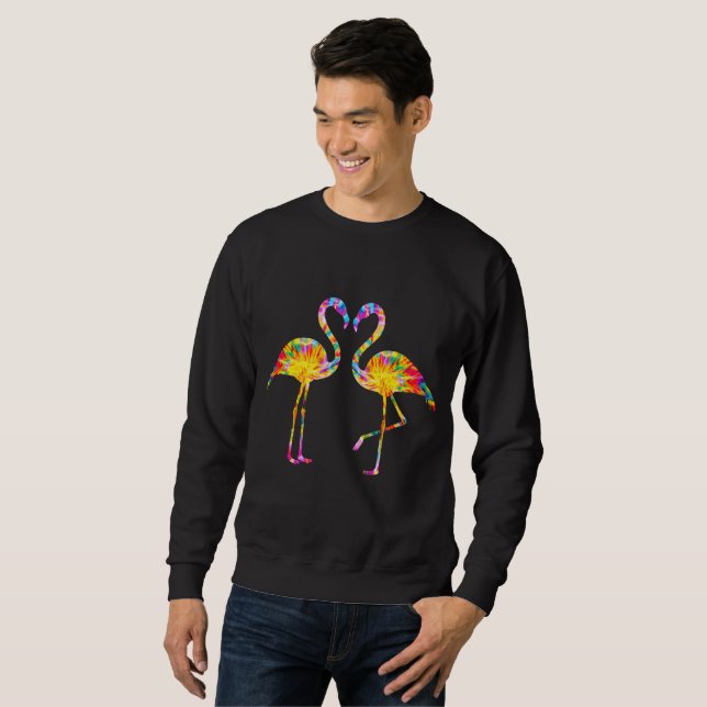 SUDADERA FLAMENCO TIE DYE (Anverso completo)