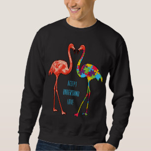 Sudadera Flamencos   Aceptar Entender el amor Autismo Flami