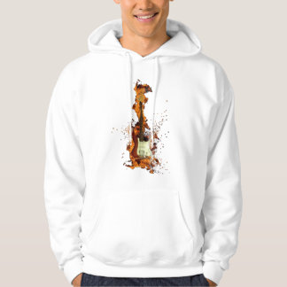 Sudadera Flaming Guitar Hoodie – Rock & Fire Style