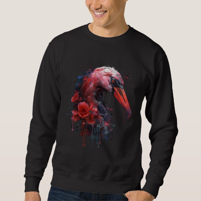 Sudadera Flamingo artwork  animal  animal flamingo (Anverso)