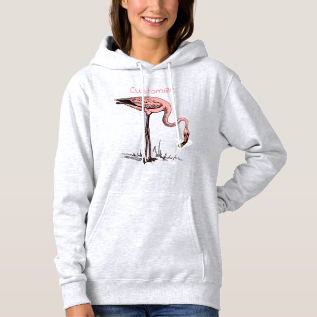 Sudadera Flamingo Beber Martini Thunder_Cove (Anverso)