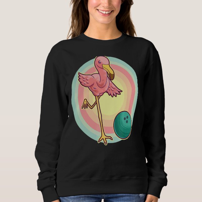 Sudadera Flamingo Bowl Guay Pink Shorebirds Jugador Artwo (Anverso)