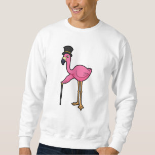 Sudadera Flamingo como Groom con Gorra y caña