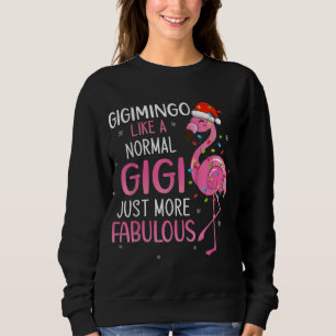 Sudadera Flamingo como una luz normal de Navidades honrados