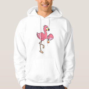 Sudadera Flamingo con cartera