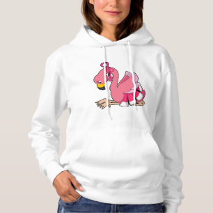 Sudadera Flamingo con cinta