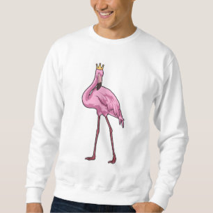 Sudadera Flamingo con corona