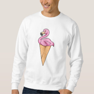 Sudadera Flamingo con crema de helado