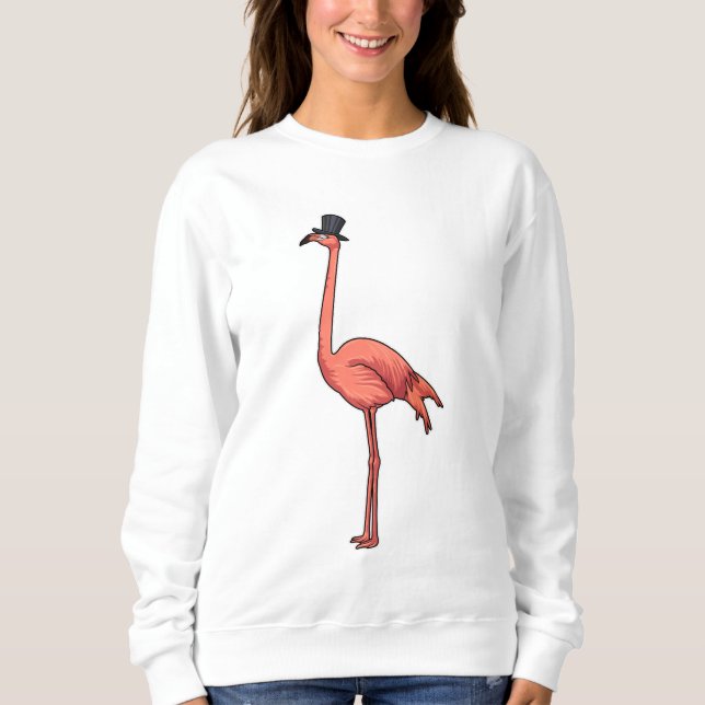 Sudadera Flamingo con Gorra (Anverso)