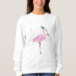 Sudadera Flamingo de fiesta - Animales con Fiesta