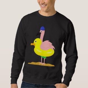 Sudadera Flamingo Duck Floating Tire Animales