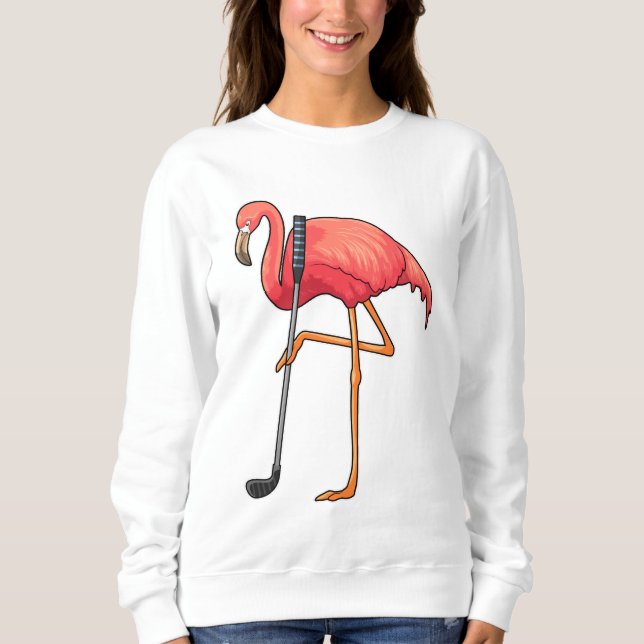 Sudadera Flamingo en el club de golf (Anverso)
