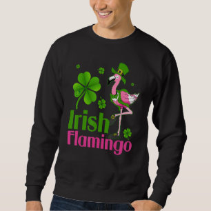 Sudadera Flamingo flamenco irlandés Cute Leprechaun Lover F