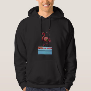 Sudadera Flamingo Fruto Arte Verano Diversión tropical