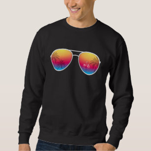Sudadera Flamingo gafas de sol de verano familia de viaje B