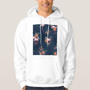 Sudadera Flamingo hawaiano: Obra de arte tropical vintage
