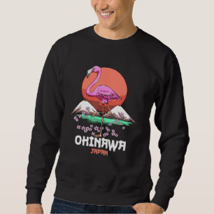 Sudadera Flamingo Japonés - Rising Tee Sun Okinawa Japón