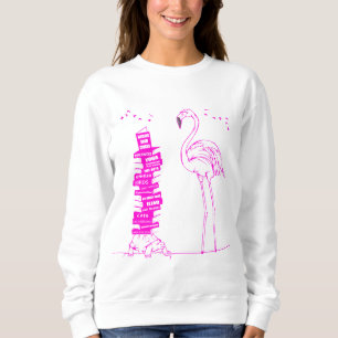 Sudadera Flamingo Reading