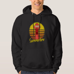Sudadera FlaMingo Retro Vacaciones Playa Atardecer Verano