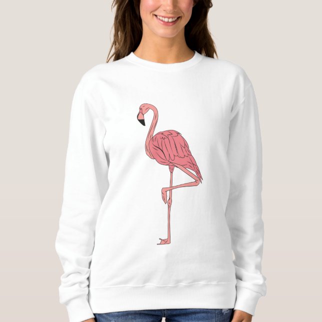 Sudadera Flamingo rosa (Anverso)