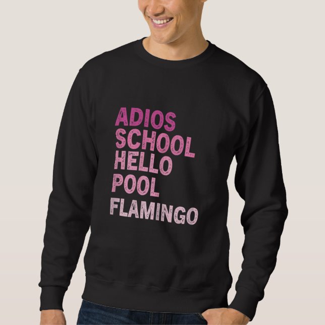 Sudadera Flamingo Sarcástico Cita Flamingos Rosa (Anverso)