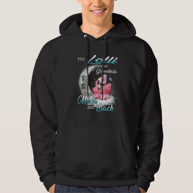 Sudadera Flamingo This Lolli Loves Her Grandkids To The Moo (Anverso)