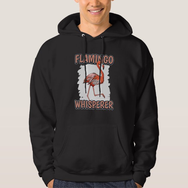 Sudadera Flamingo Whisperer Bird Cita Flamingos (Anverso)
