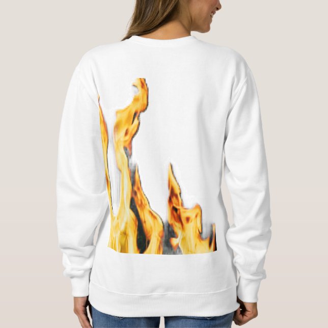 Sudadera Flammen – Flamme – Flame – Flames – Feuer – Fire T (Reverso)