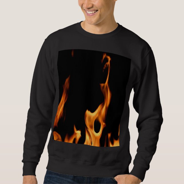 Sudadera Flammen – Flamme – Flame – Flames – Feuer – Fire T (Anverso)