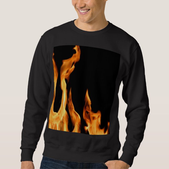 Sudadera Flammen – Flamme – Flame – Flames – Feuer – Fire T (Anverso)