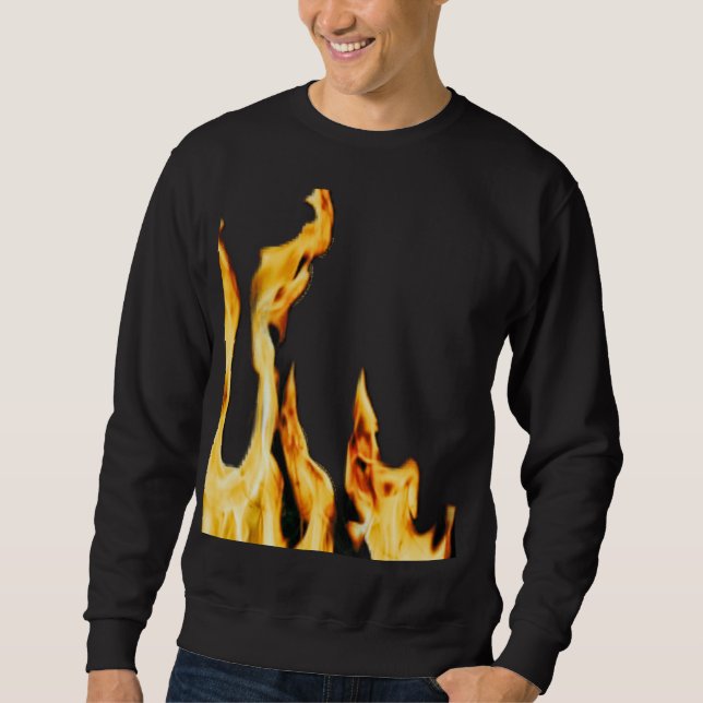 Sudadera Flammen – Flamme – Flame – Flames – Feuer – Fire T (Anverso)