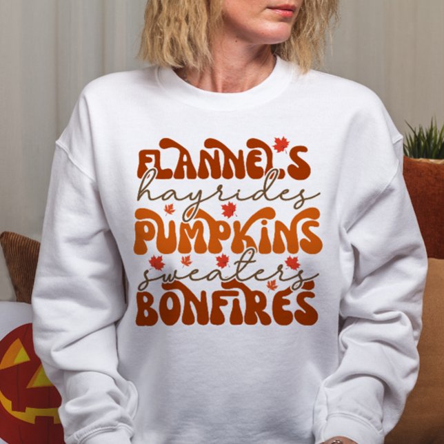 SUDADERA FLANNELES TEMÁTICOS DE OTOÑO, PUMPKINS, BONFIRES (Subido por el creador)