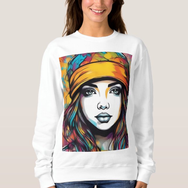 Sudadera Flare totalmente moderno (Anverso)