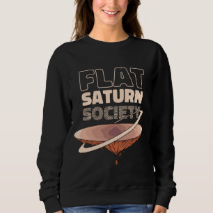 Sudadera Flat Saturn Society - Diseño Científico
