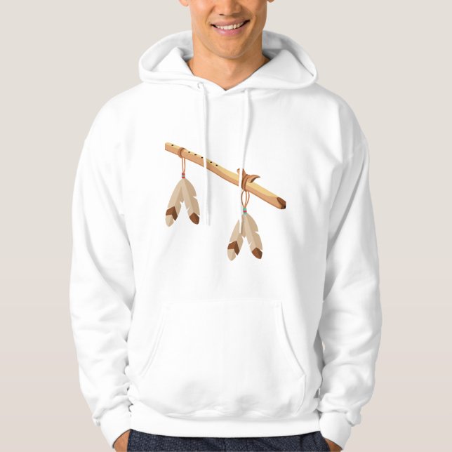 Sudadera Flauta nativa estadounidense (Anverso)