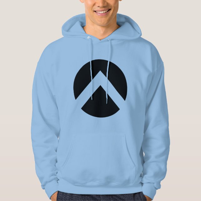 Sudadera Flecha circular de chevron (Anverso)