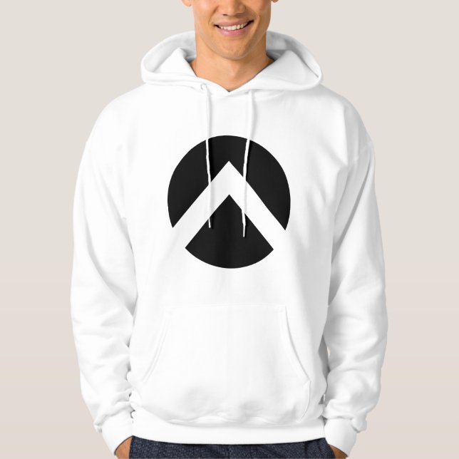 Sudadera Flecha circular de chevron (Anverso)