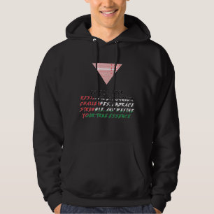 Sudadera Flecha palestina roja de la bufanda, Palestina
