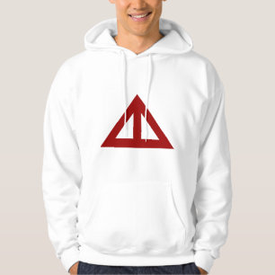 Sudadera Flecha triangular dividida