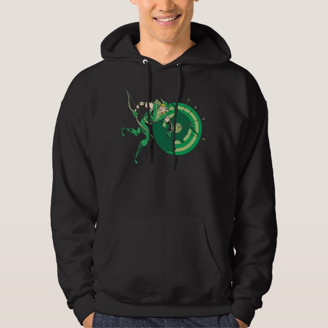 Sudadera Flecha verde con destino 2 (Anverso)