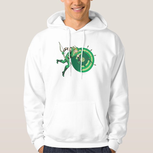 Sudadera Flecha verde con destino 2 (Anverso)