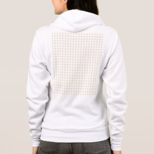 Sudadera Fleece de mujer con tortillas amarillas en la espa