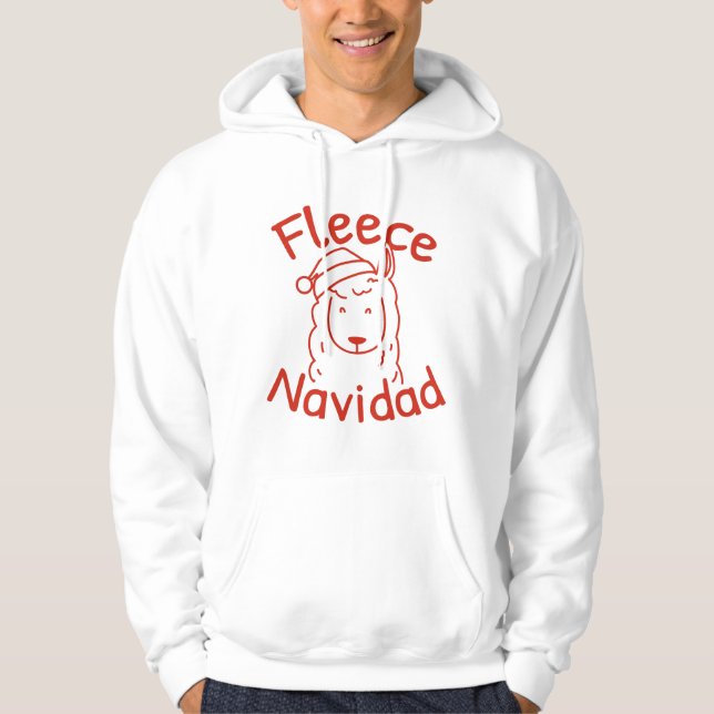 Sudadera Fleece Navidad (Anverso)